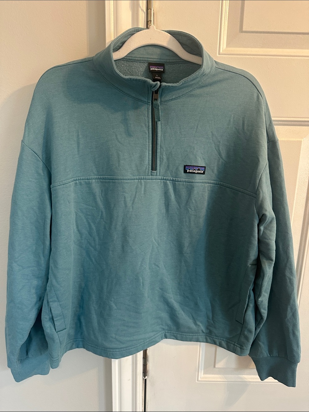 Patagonia Men’s Teal Half-Zip Pullover